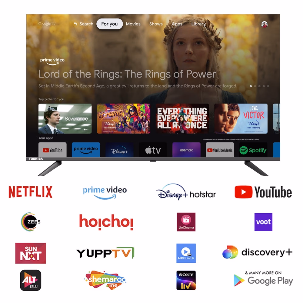 Toshiba 81.3 cm (32 Inch) QLED HD TV, 32E38RP